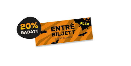 Bild för: ENTRÉBILJETT HALLOWEEN FLEX